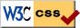 Icono de cumplimiento de la recomendación CSS del W3C